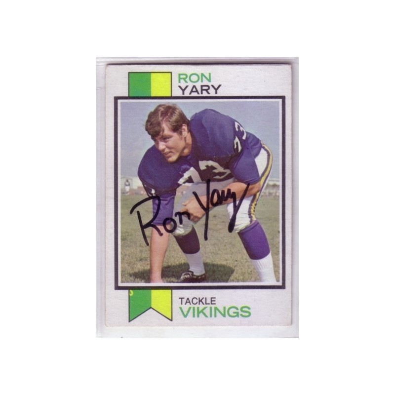 Ron Yary - autographed trading card