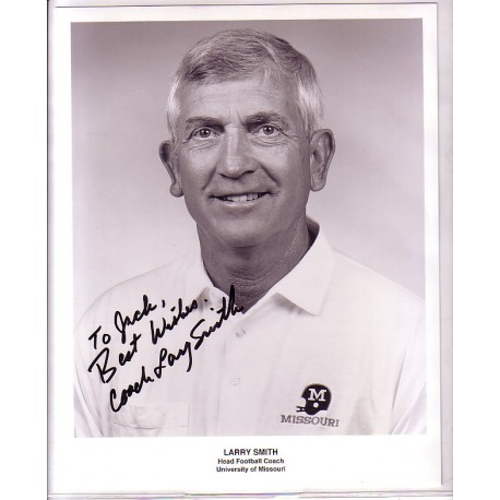 Larry Smith signed photo.