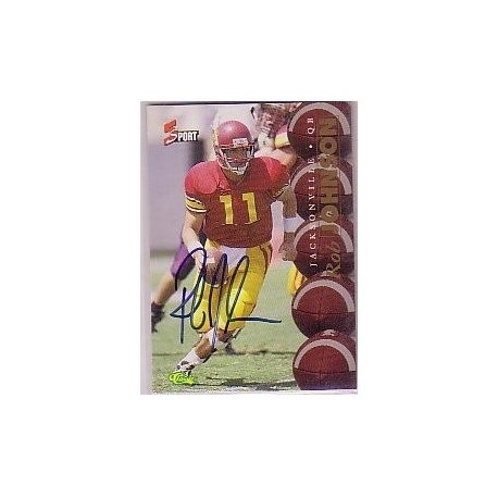 Rob Johnson autographed trading cards