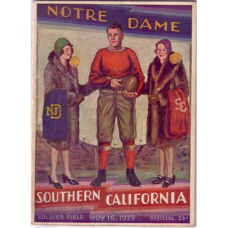 1929 USC vs. Notre Dame Program