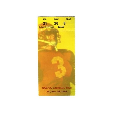 1999 USC vs. Louisiana State ticket stub