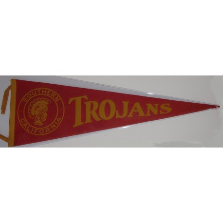 Trojans Southern California vintage pennant