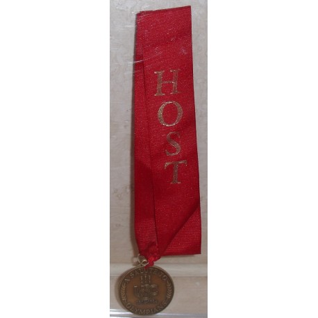 1984 Salute to USC olympians Host medallion with Ribbon.
