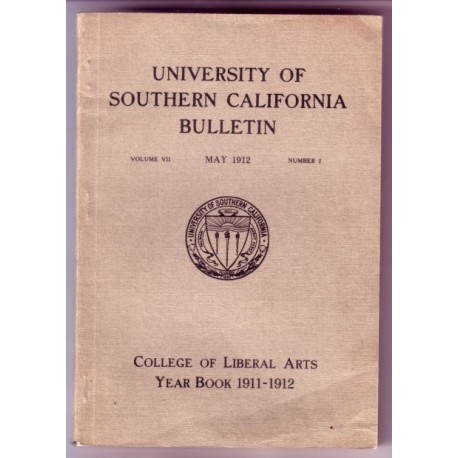 1911 Student bulletin College of Liberal Arts