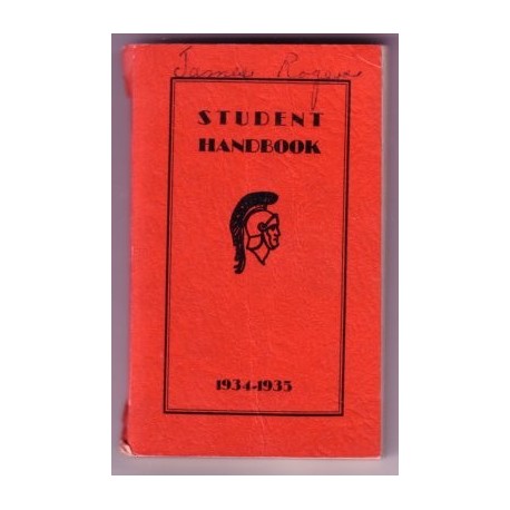 1934 Student handbook
