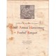 1932 Football banquet program