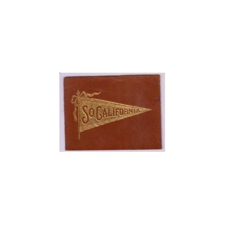 So. California leather tobacco pennant.
