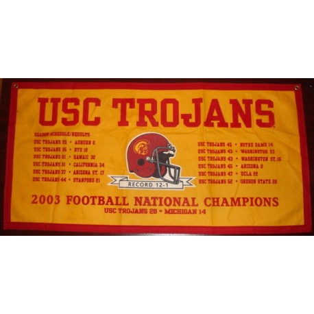 2003 USC National Championship Banner.