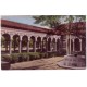 Postcard Mudd Hall of Philosophy courtyard USC early color