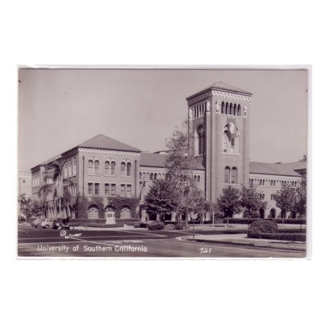 Postcard Bovard Administration USC B/W photo