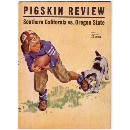 1938 USC vs. Oregon State University Pigskin Review