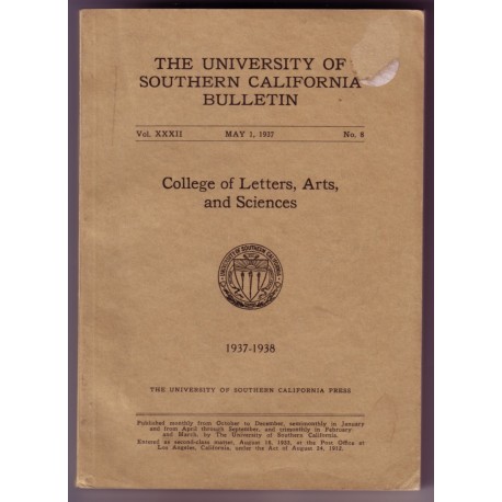 1937 Student bulletin College of Liberal Arts