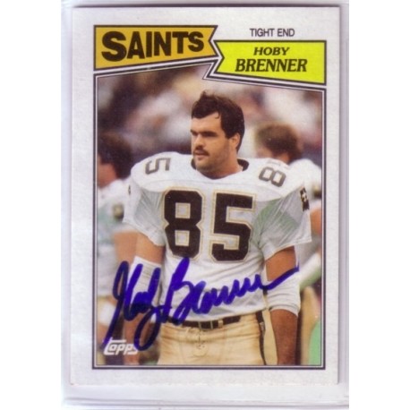 Hoby Brenner - Autographed trading card.