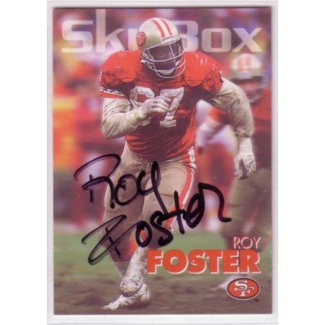 Roy Foster - Autographed trading card.