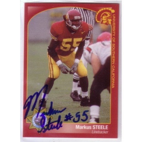 Markus Steele autographed trading card
