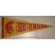 Gold Tommy Trojan Southern California vintage pennant