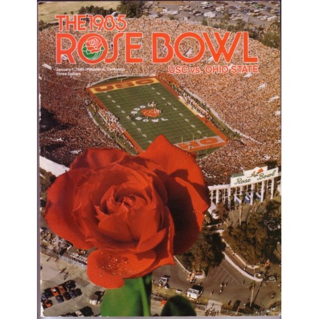 1985 Rose Bowl Program USC vs. Ohio State
