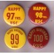 Happy 97, 98, 99, 100th birthday USC pin lot