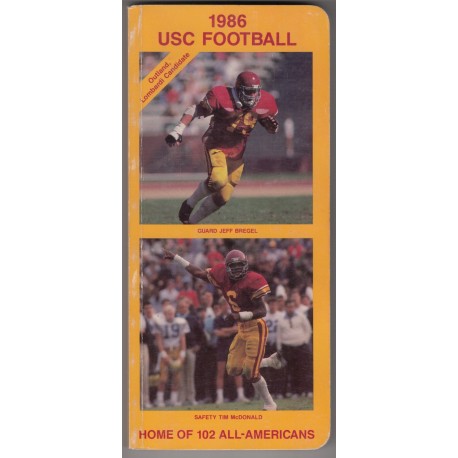 1986 USC Football media guide