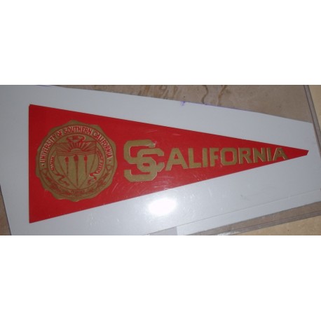 Vintage S. California paper pennant decal