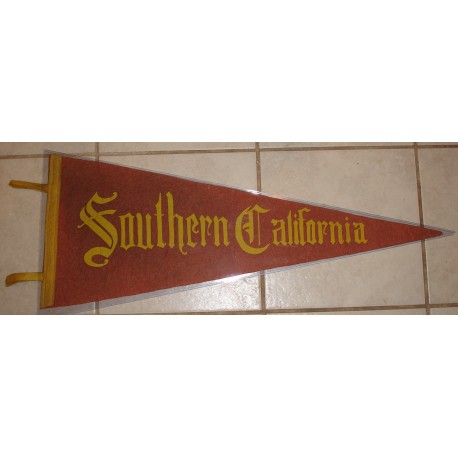 Antique scripted Southern California pennant