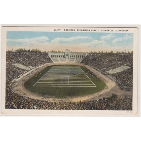 Postcard of early Los Angeles Coliseum