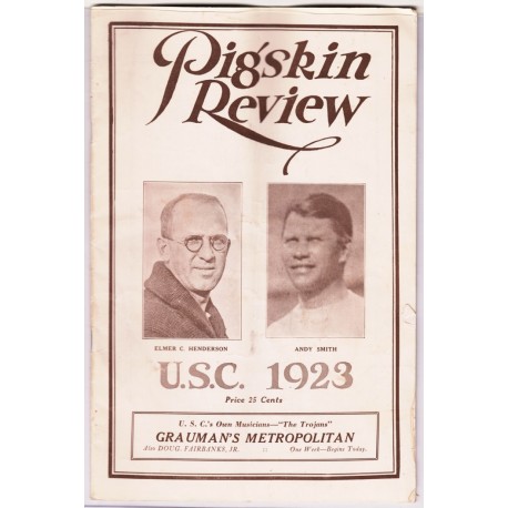 1923 Cal vs. USC Pigskin review