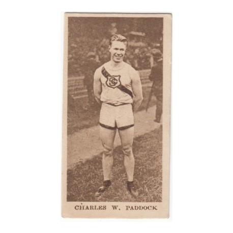 1929 Charly Paddock Sporting Champions card