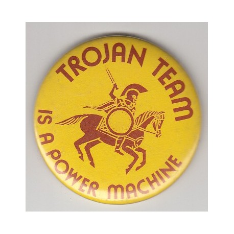 Trojan team is a power machine pin