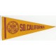 Yellow Southern California Mini Pennant with university seal