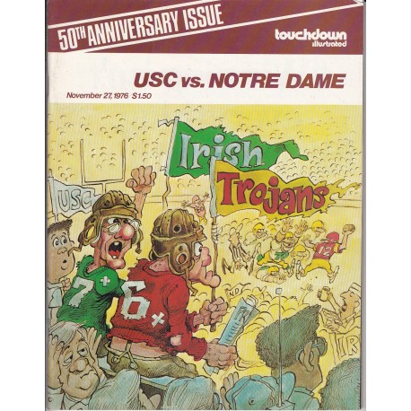 1976 USC vs. ND game program.