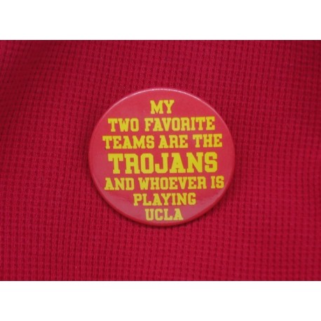 My two favorite teams are the Trojans....