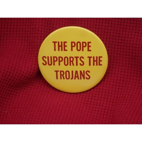 Pope supports the Trojans pin