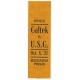 1921  Cal Tek vs. USC Official Football ribbon