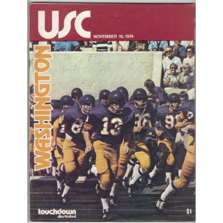 1974 USC vs. Washington program