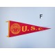 U.S.C. pennant with seal, slight damage