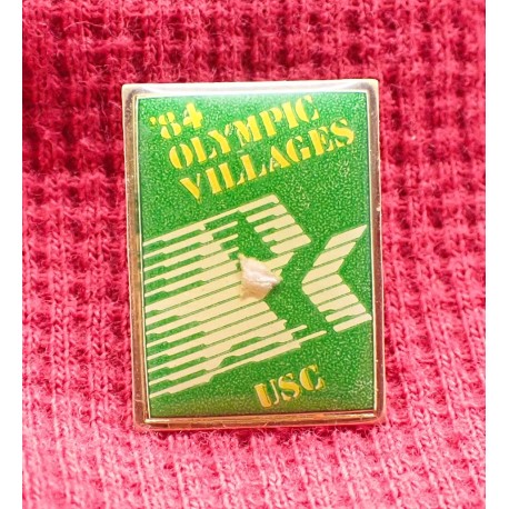 1984 Olympic village pin