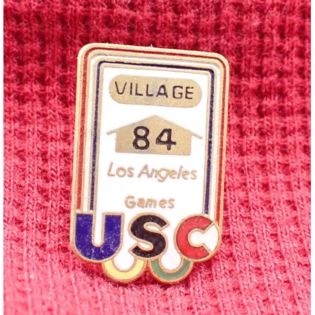 1984 Olympic village USC pin