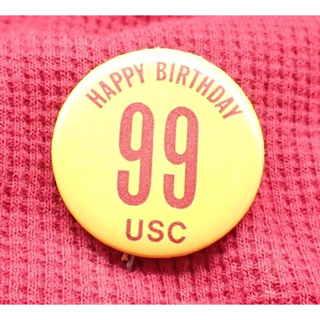 Happy Birthday 99 USC pin