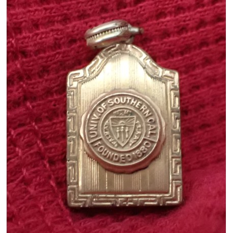 Miniature USC seal locket.